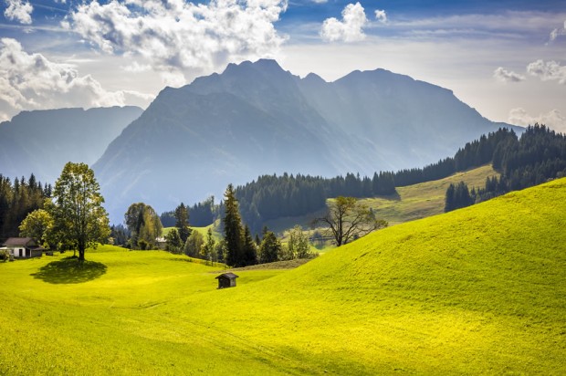 Ausblick vom Bio Gasthof Bachrain