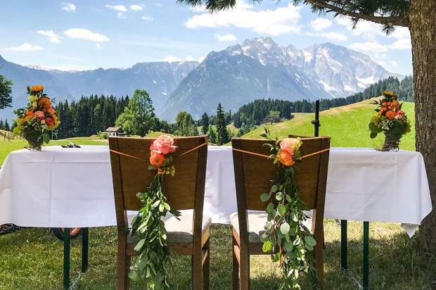 Traum-Hochzeitskulisse in Golling